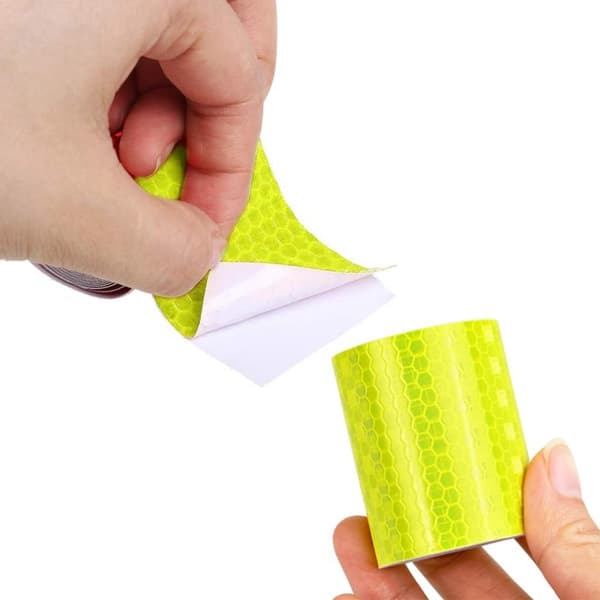 ruller - reflekterende klistremerker - 5cm*3m - reflekterende tape - reflekterende sikkerhetsvarselstriper - reflekterende striper