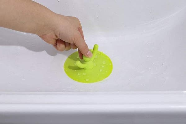 Vaskepropp Universal - Silikon Badekar Avløpspropp Deksel - Badekarpropp med Håndtak - Baby Badekarpropp - Vaskepropp