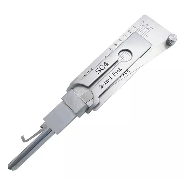SC1 SC4 Lishi Originalverktyg Bil Handverktyg silverA SC1