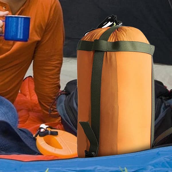 Kompressionspose - Kompressionspose til sovepose - Opbevaringspose til sovepose - Opbevaringspose - Opbevaringsposer til backpacking - Bærbar opbevaringspose til sovepose