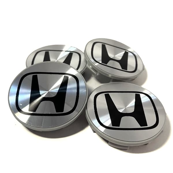 4 kpl - Honda Keskikupit / Pyörännavan tunnus - B_jar 75 69mm - Silver