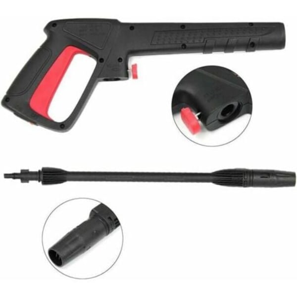 Justerbar højtryksvandpistol til AR/Black&Decker/Bosch AQTA bilvask, perfekt til rengøring med skum..pa