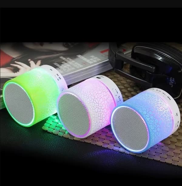 Høyttaler - Bluetooth med LED - Bærbar & Miniformat_jar Grön green