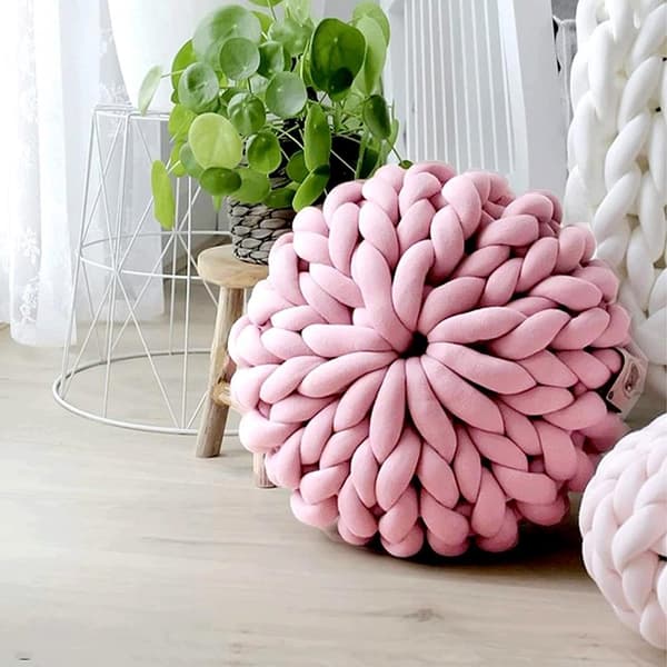 Tykt, groft garn til hånd- og armstrikning - Perfekt pink