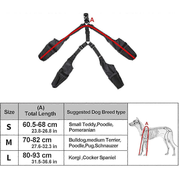 Vinterhundsko Anti-skli, Vanntette Hundesko Med Ekstra Rem, Hundesko Med Robust Gummisåle, Anti-fall Hund Tursko (FMY) L