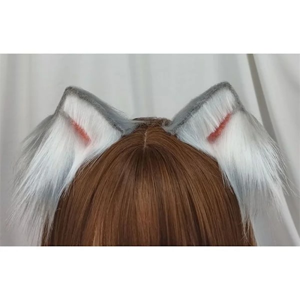 Kultainen punainen susi kettu animaatio eläin korvat peto KC häntä susi korvat kissa korva panta mukautettu COSPLAY 2