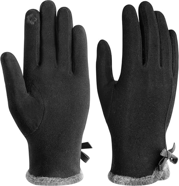 Handskar - Damhandskar - Vinterhandskar - Vinterhandskar - Isolerade pekskärmshandskar - Pekskärmshandskar för pekfinger