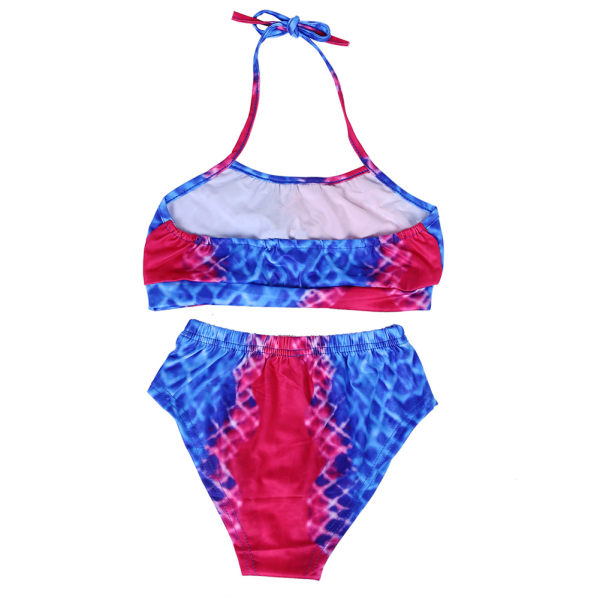 Nytt Barn Flickor Barn Tredelad baddräkt Badkläder Bikini Sea-maid Fish Tail Set(120)