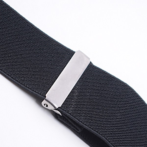 Herr Hängselhengslen seler 5 cm rygg Heavy Duty Biker Snowboard Bukser Elastiske 4 klips Khaki