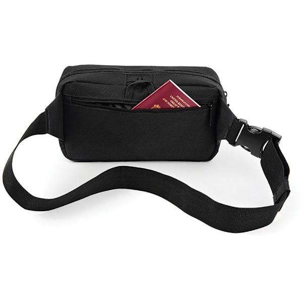 BagBase Organiser Bälte / Midjeväska (2,5 liter) One Size Bl Svart Black One Size