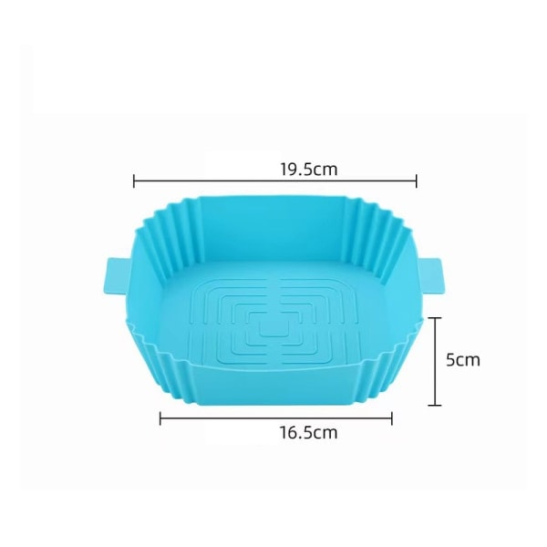 IC Silikonform för Airfryer 16,5x19,5x5 cm