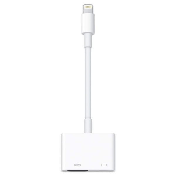 Lightning–digitaalinen AV-sovitin (Lightning–HDMI) valkoinen