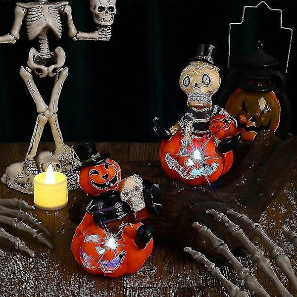 Halloween-kranser til inngangsdøren, Halloween-dørkrans med edderkoppbein, Halloween-kransdekorasjon med 8 heksebein, Halloween-dørhengende ornamenter