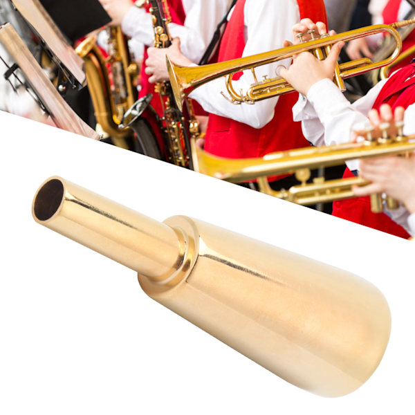 Trumpetin suukappale Heavy Duty Cone metallipuhallinsoittimen musiikki-instrumenttien osat esitystarvikkeet (kulta)