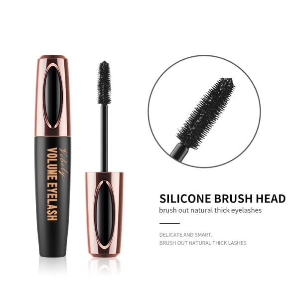 4D Silkefiber Øjenvippeforlængende Mascara