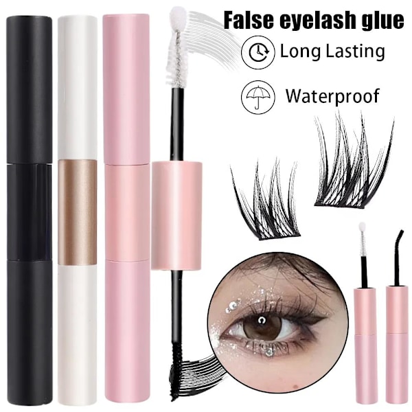 Lash Bond och Seal Ögonfranslim för Individuella Kluster DIY Ögonfransar white one size