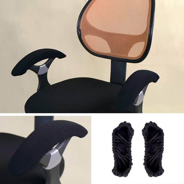 1 Pair Removable Chair Armrest Covers Office/Swivel Chair Armrest_jarx