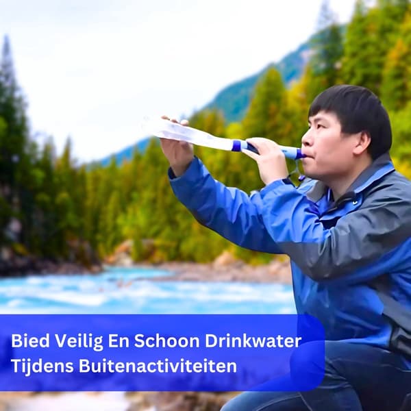 Överlevnads vattenfilter - Set om 4 - Vattenrenare - Vattenreningsenheter - Vattenfiltersystem - Vattenfilterstrå