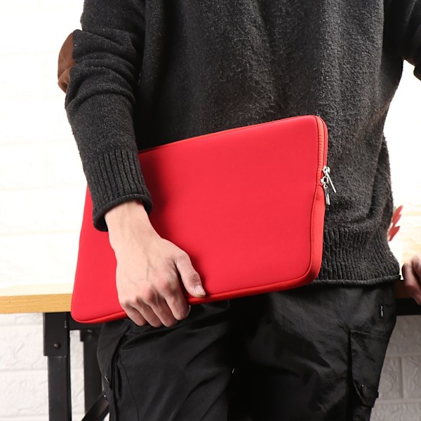 Laptopväska Fodral Case COVER FÖR 13-13,3 TUM röd red For 13-13.3 inch