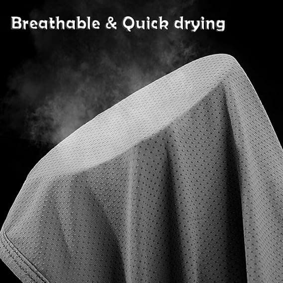 Unisex Sun Protection Neck Cover Mesh Cap Drape Elastic Cooling Face Mask
