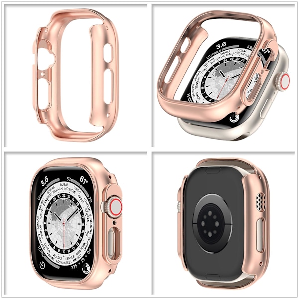 Suojaava Kehyssuoja iOS Watch 8 Ultra 49mm Älykellolle - Kotelosuoja (FMY) Transparent