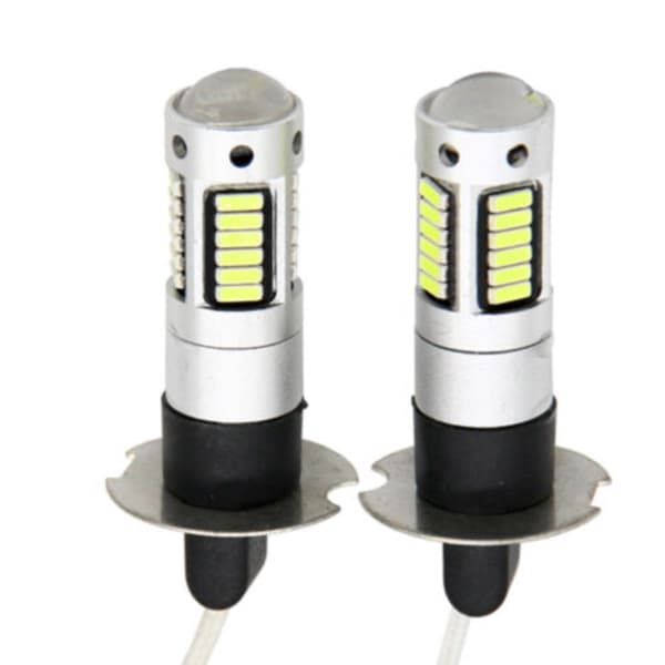 2 stk. 4014 Chip H3 LED 30-SMD hvit – jarx white