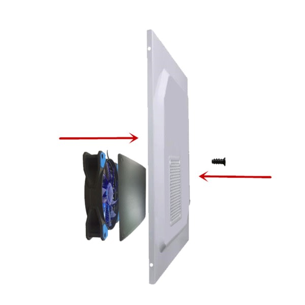 5 stk 80 mm 90 mm 120 mm 140 mm Klipbare Hvide PVC PC Blæser Støvfiltre Støvsikre til Kabinet Mesh Køling Støvsikre Dæksel 80mm