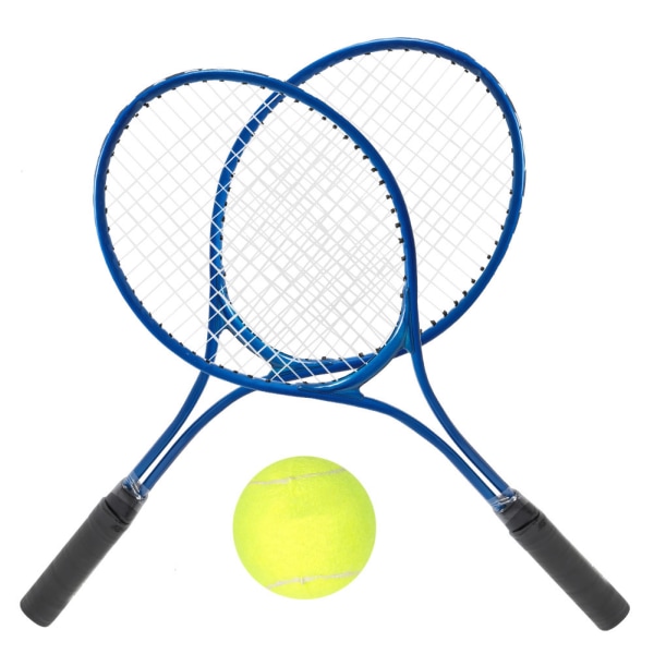 Tennisracketträning Träningsrackettillbehör för barn med boll och bärväska (blå)