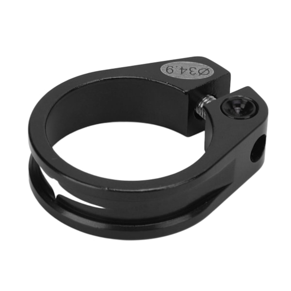 Cykelstolpeholder 34,9 mm hul design hurtigudløser korrosionsbestandig aluminium cykelstolpeholder sort