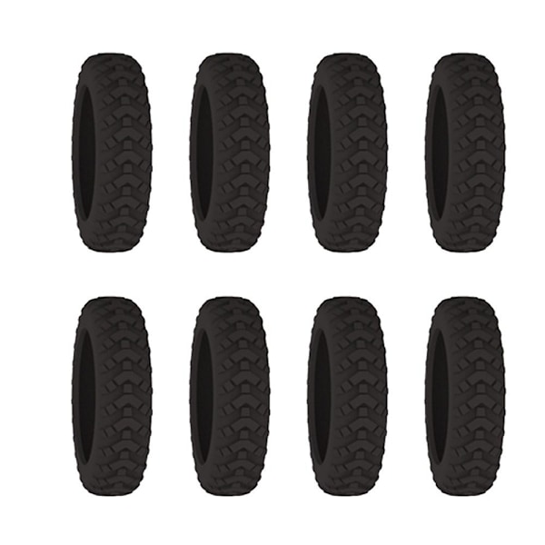 8st/ Set Resväska Hjulskydd Blå blue 8pcs-8pcs