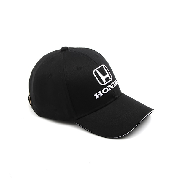 Honda Team Racing Keps med Broderad Skärm - Svart