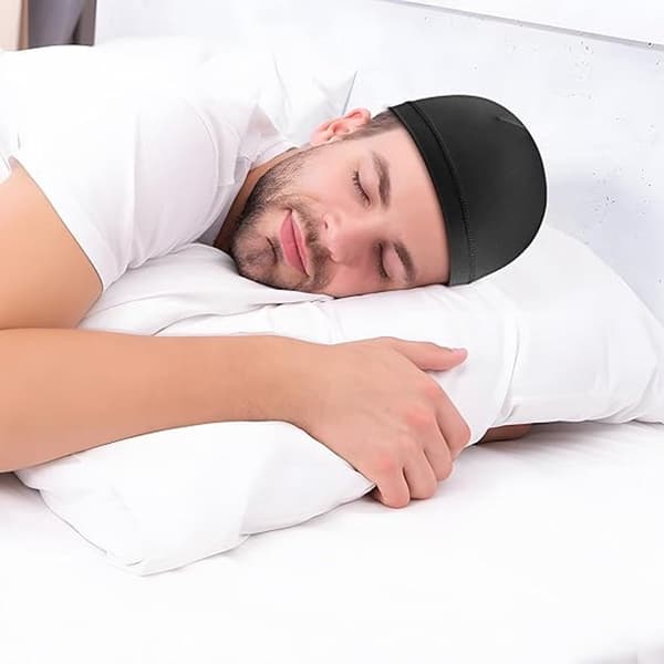 2 stk. - Lue - Sovehette - Løpehetter - Sykkelhette - Hjelmhette - lett bomull tynn skull cap - 58 cm