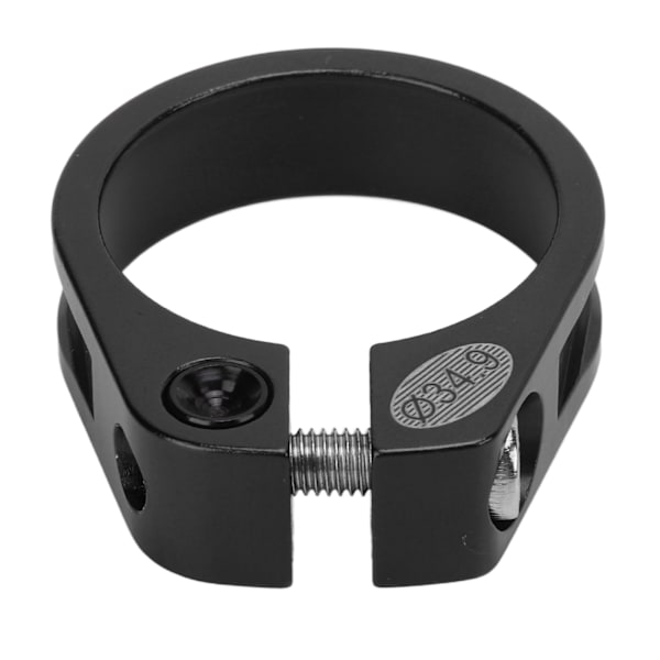 Cykelstolpeholder 34,9 mm hul design hurtigudløser korrosionsbestandig aluminium cykelstolpeholder sort