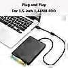 USB Diskettstasjon Leser 3.5In for Windows 7 8 2000 XP Vista PC