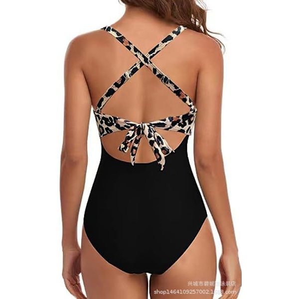 Europæisk Amazon Heldragt Sexet Udskåret Dame Badedragt Rygløs Stram Strop Bikini 3 3 M