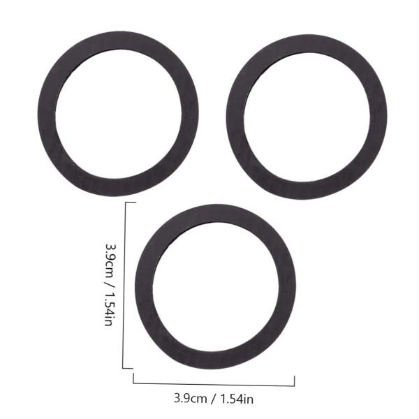 3 st Silikonpackning Gastank Packning Burk Tätningspackningar Burkbyte Gastankdelar Spacer Enkla packningar Gummipackningar Gummimunstycke