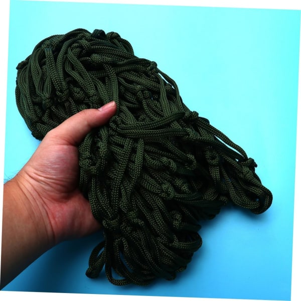 Nylon Hängmatta Backpacking Hängmatta Hängmatta Utomhus Hängmattor för utomhus Utomhus Hängmatta Strand Hängmatta Rep Hängmatta Sovnät Säng Mesh