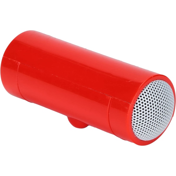 Högtalare Altoparlante Abs 3,5 Mm Stereohögtalare Bärbar Plug In-högtalare Framtelefoner och surfplattor Liten högtalare med ingång (röd)