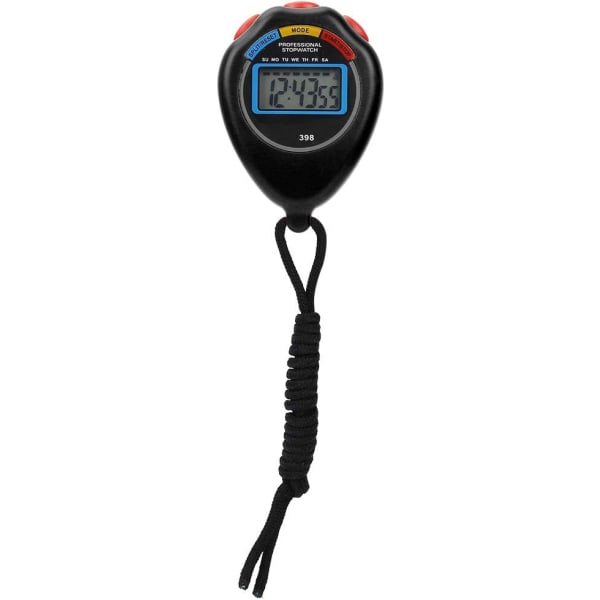 Cool Stoppur Simtimer Plast Professionell Sport Timer, Elektronisk Stoppur För Racing Löpning Simning Gul