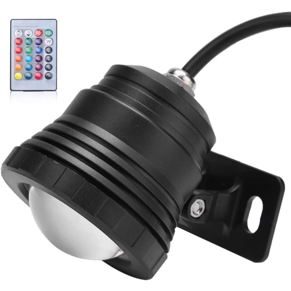 RGB undervattensspotlights, IP65 vattentäta LED poolljus, flerfärgade spotlights för trädgård, swimmingpool, fontän, akvarium, landskap