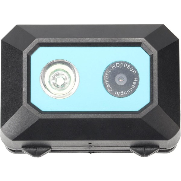 Sportkamera Sportkamera Plast, metall 1080P huvudmonterad videokamera Dvr Led pannlampa Hd huvudmonterad actionsportkamera