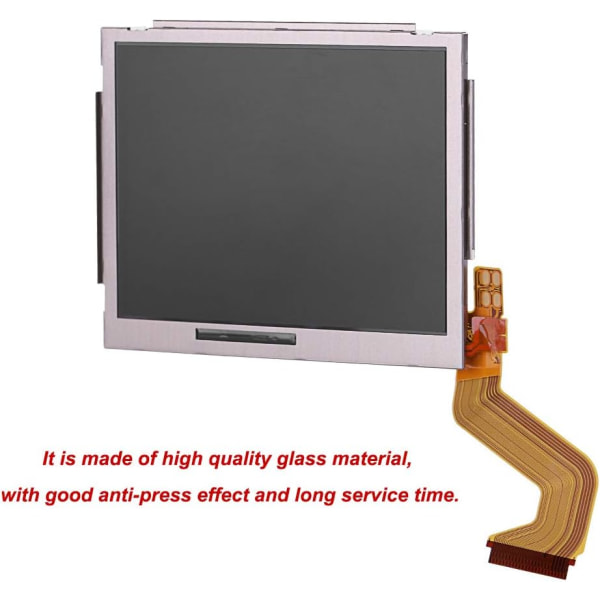 Ecran Ds Lite Glasersättningsdelar Tillbehör Övre botten LCD-skärm för Ds Ersatzteile (på skärmen)