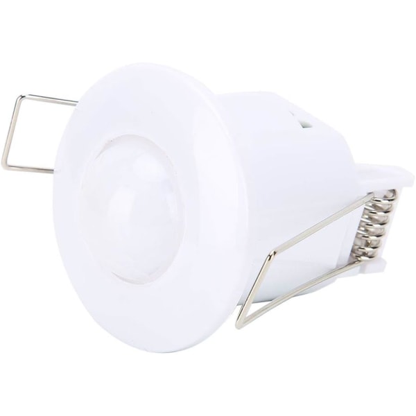 Pir Sensor Switch För Led Strip Vit 360° Infälld Automatisk Infraröd Pir Motion Sensor Switch Med Tidsfördröjning För Taklampa 100 240V