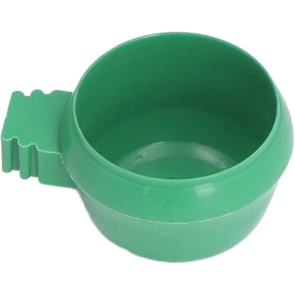 Mini Bird Food Water Bowl, Food Water Bowl Inlay Installation, Grönt utseende, Strong Farm Praktiskitet (S)