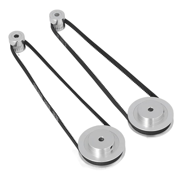 Synkronhjul för 3D-skrivare, synkronhjulssats med låg friktion Robust No Slip för industriarbete (5 mm / 0,2 tum borrning)