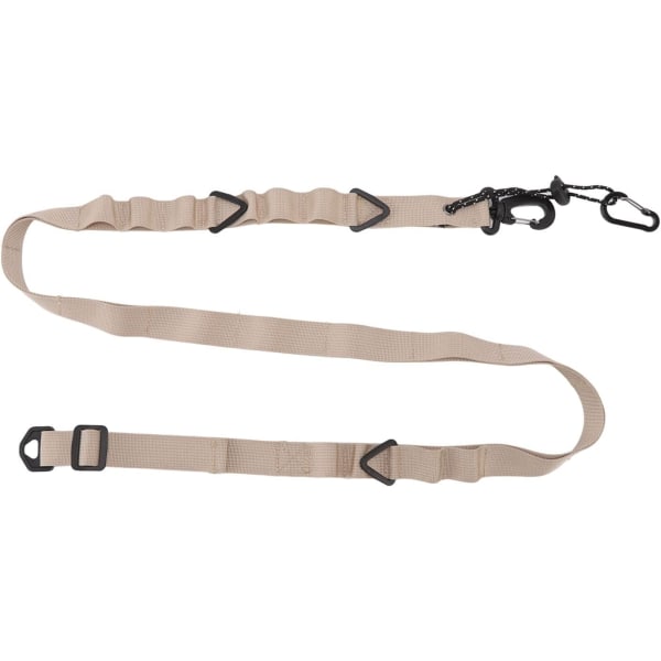Sling axelrem, multifunktionell bärbar praktisk axelrem för backpacking (khaki)