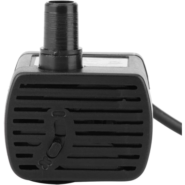 Vattenpump Vattenpump Abs Svart USB 5V 0,5M 150L H Justerbar miniatyr borstlös motor DC Vattenpump för hydroponics dränkbar pool