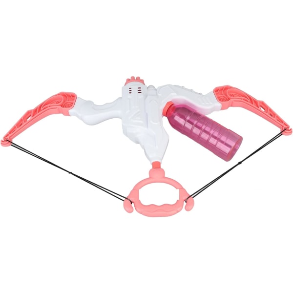 Bubble Water, Bow Bubble Machine 9 hål, lätt ABS för lekplats (rosa)