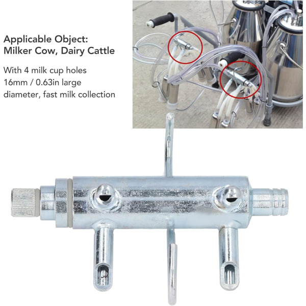 Ersättningsdel för elektrisk mjölkningsmaskin för uppsamlingskloverktyg för tillbehör för kogetmjölksmaskin (HL-M06)