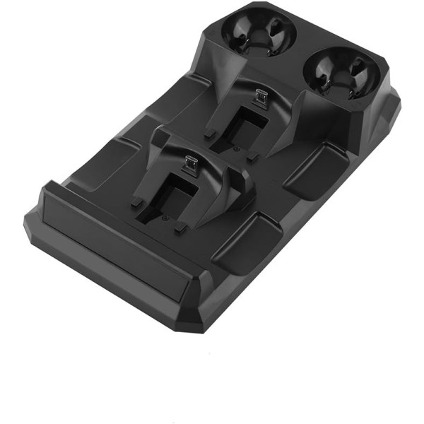 Laddningsdocka för Ps Move Controller Laddningsdocka för Ps4 Controller Svart 4 i 1 snabbladdare Laddningsdocka Stationsställ för Ps Move Ps4